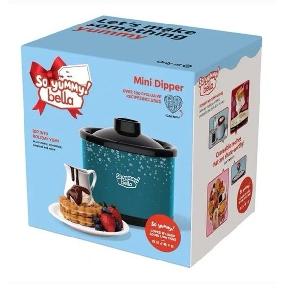 So Yummy by bella Mini Dipper Teal NWT Melting Pot Fondue Night Girls Party - Picture 8 of 9